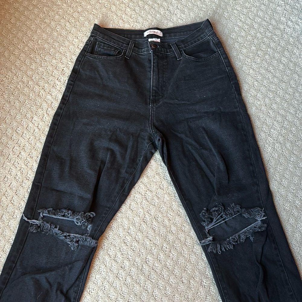 Black Denim Jeans
